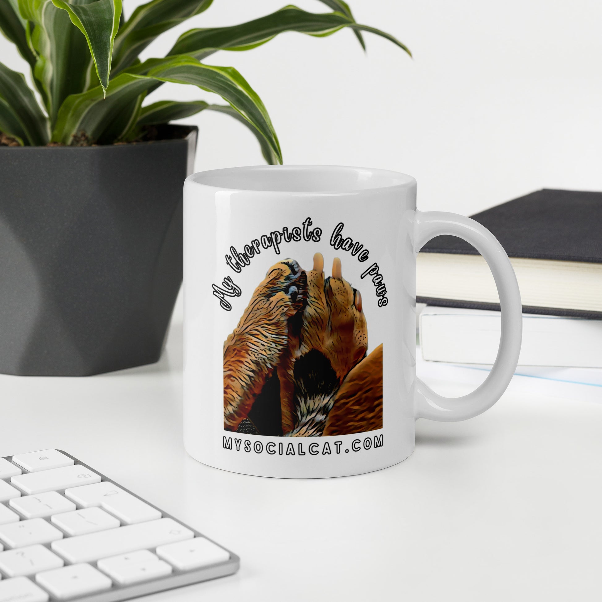white-glossy-mug-white-11oz-office-environment-64a8ba2148f49 mysocialcat.com