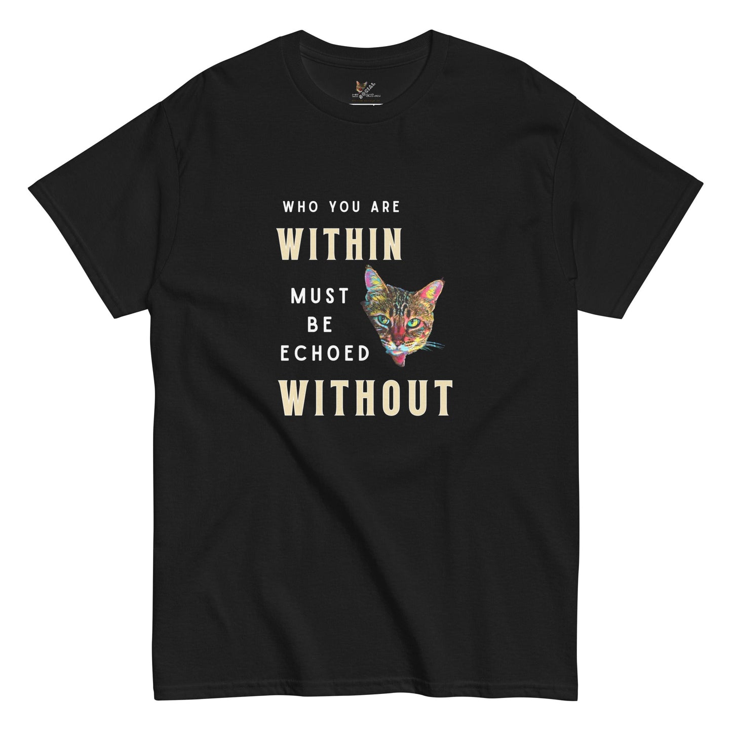 Who You Are Within Unisex Classic Tee - My Social Cat Bonafide Boutique LLCWho You Are Within Unisex Classic TeeT-shirtMy Social Cat Bonafide Boutique LLCBlackSarecat