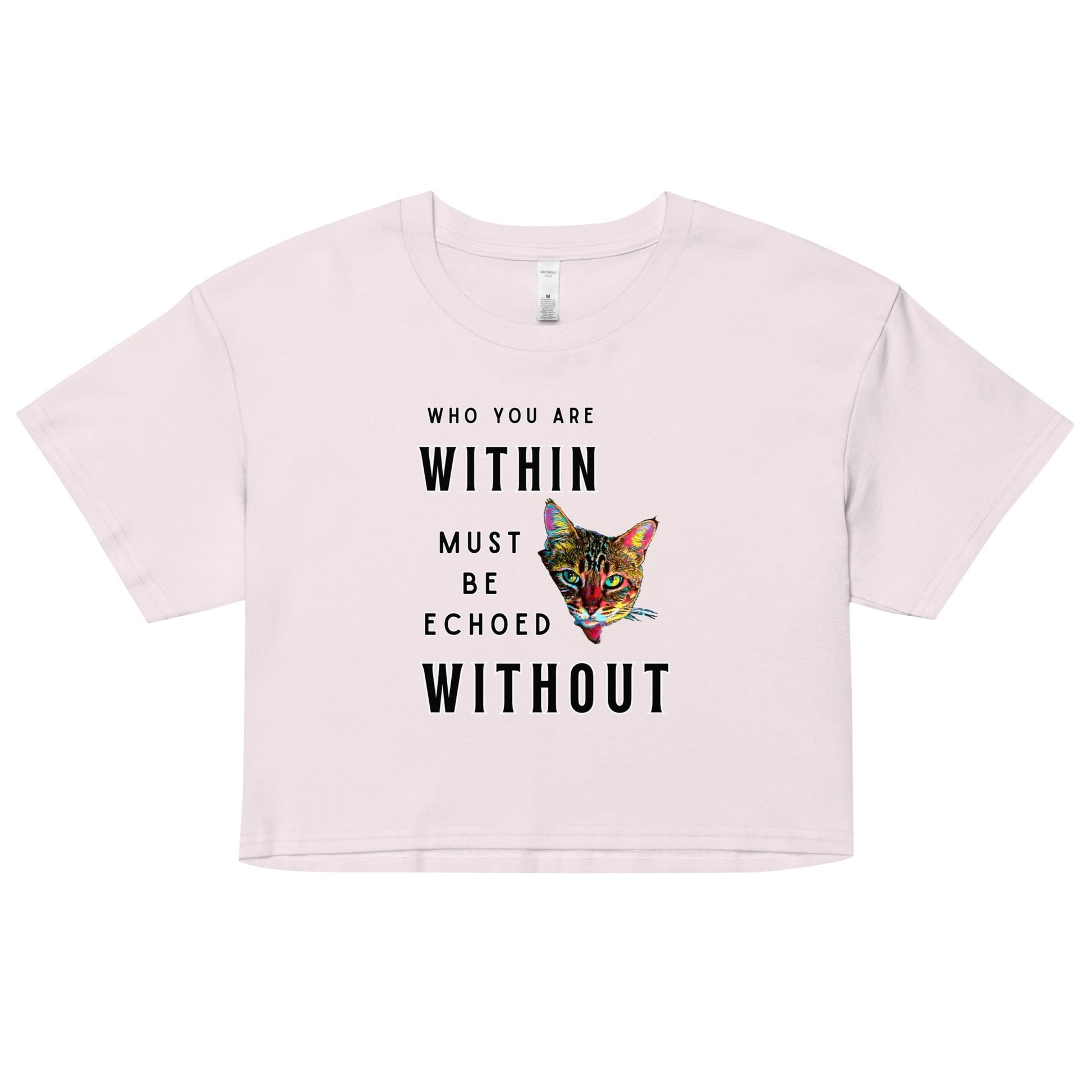 Who You Are Within Women’s Crop Top - My Social Cat Bonafide Boutique LLCWho You Are Within Women’s Crop Topcrop topMy Social Cat Bonafide Boutique LLCOrchidXScatechoed