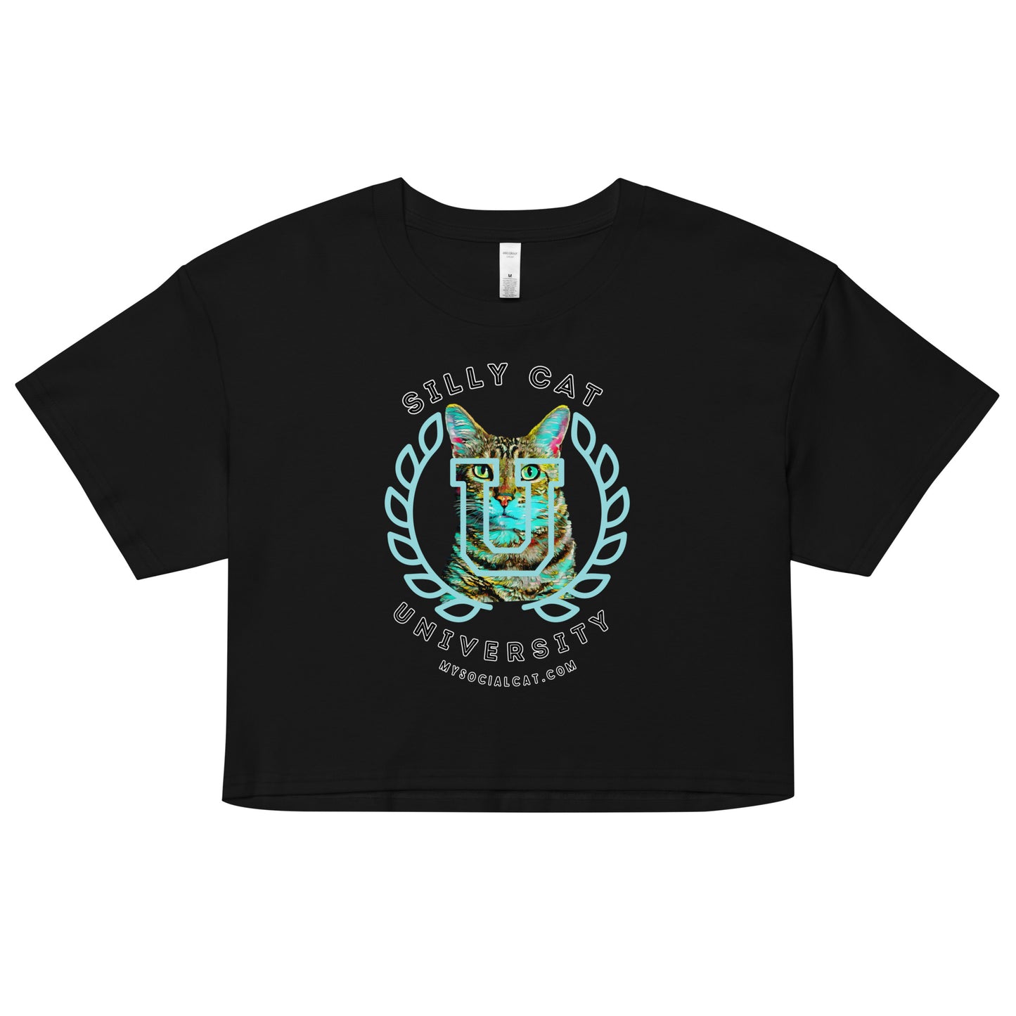Silly Cat Women’s Crop Top