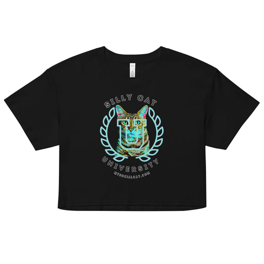 Silly Cat Women’s Crop Top