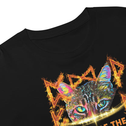crop top black women cat portal
