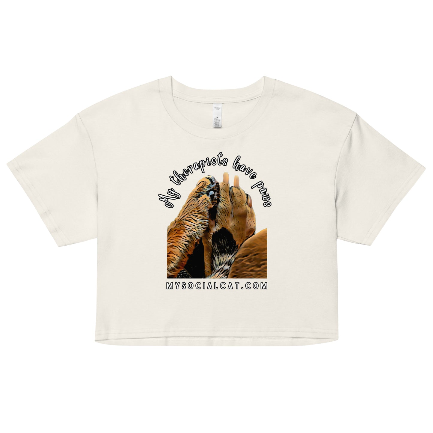 My Therapists Have Paws Women’s Crop Top