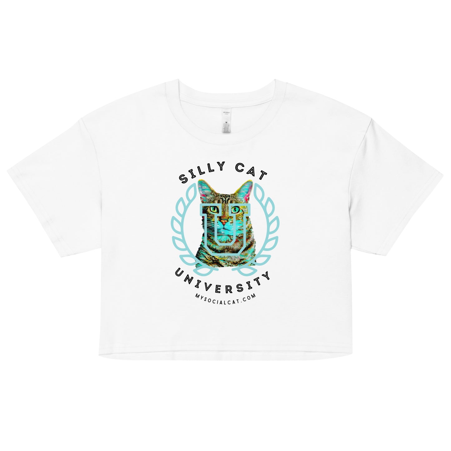 Silly Cat Women’s Crop Top