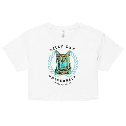 Silly Cat Women’s Crop Top