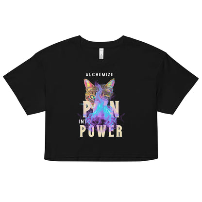 Women’s crop top - My Social Cat Bonafide Boutique LLCWomen’s crop topcrop topMy Social Cat Bonafide Boutique LLCBlackSalchemizecrop