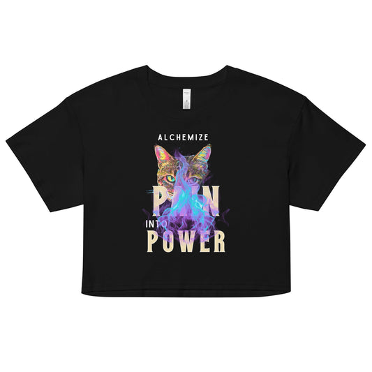 Women’s crop top - My Social Cat Bonafide Boutique LLCWomen’s crop topcrop topMy Social Cat Bonafide Boutique LLCBlackSalchemizecrop