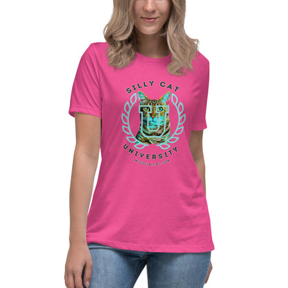 Silly Cat Women's Relaxed Tee