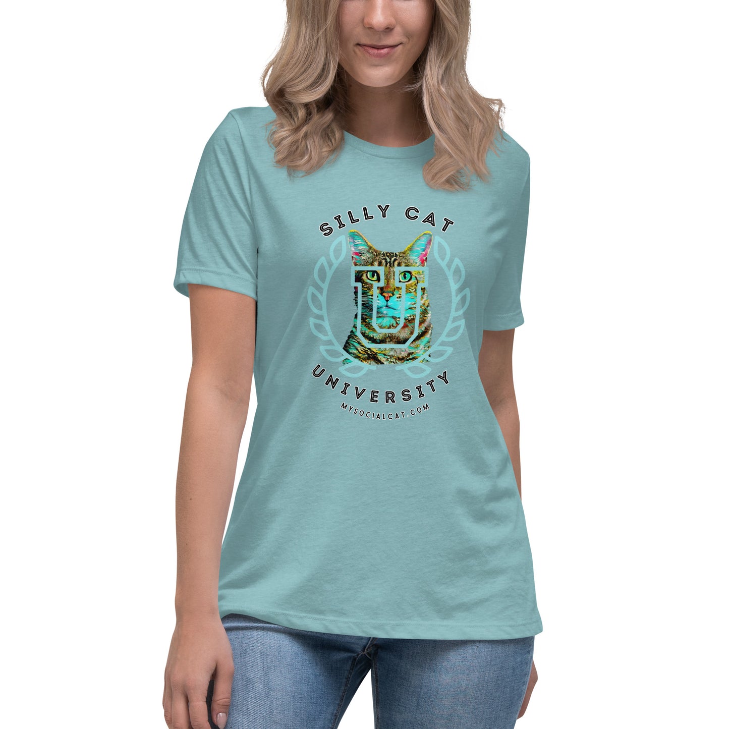 Silly Cat Women's Relaxed Tee