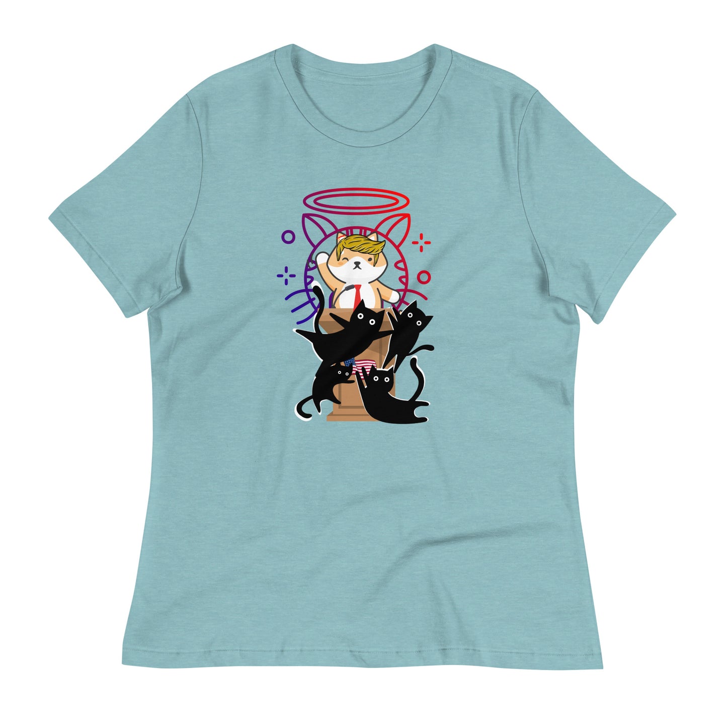 womens-relaxed-t-shirt-heather-blue-lagoon-front-669ddfd1ade5c
