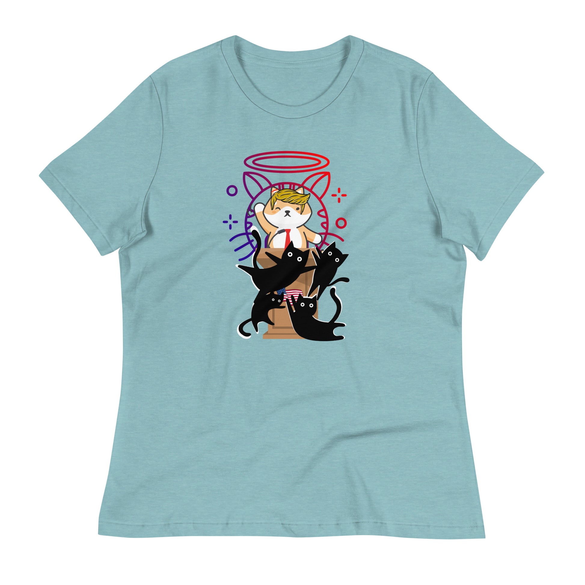 womens-relaxed-t-shirt-heather-blue-lagoon-front-669ddfd1ade5c