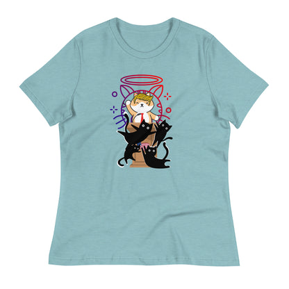 womens-relaxed-t-shirt-heather-blue-lagoon-front-669ddfd1ade5c
