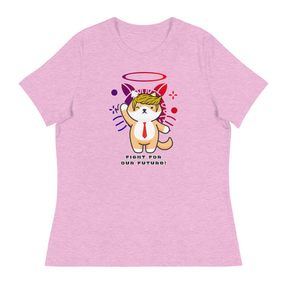 womens-relaxed-t-shirt-heather-prism-lilac-front-66a0433c706d2