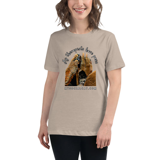 My Therapists Women's Relaxed Tee