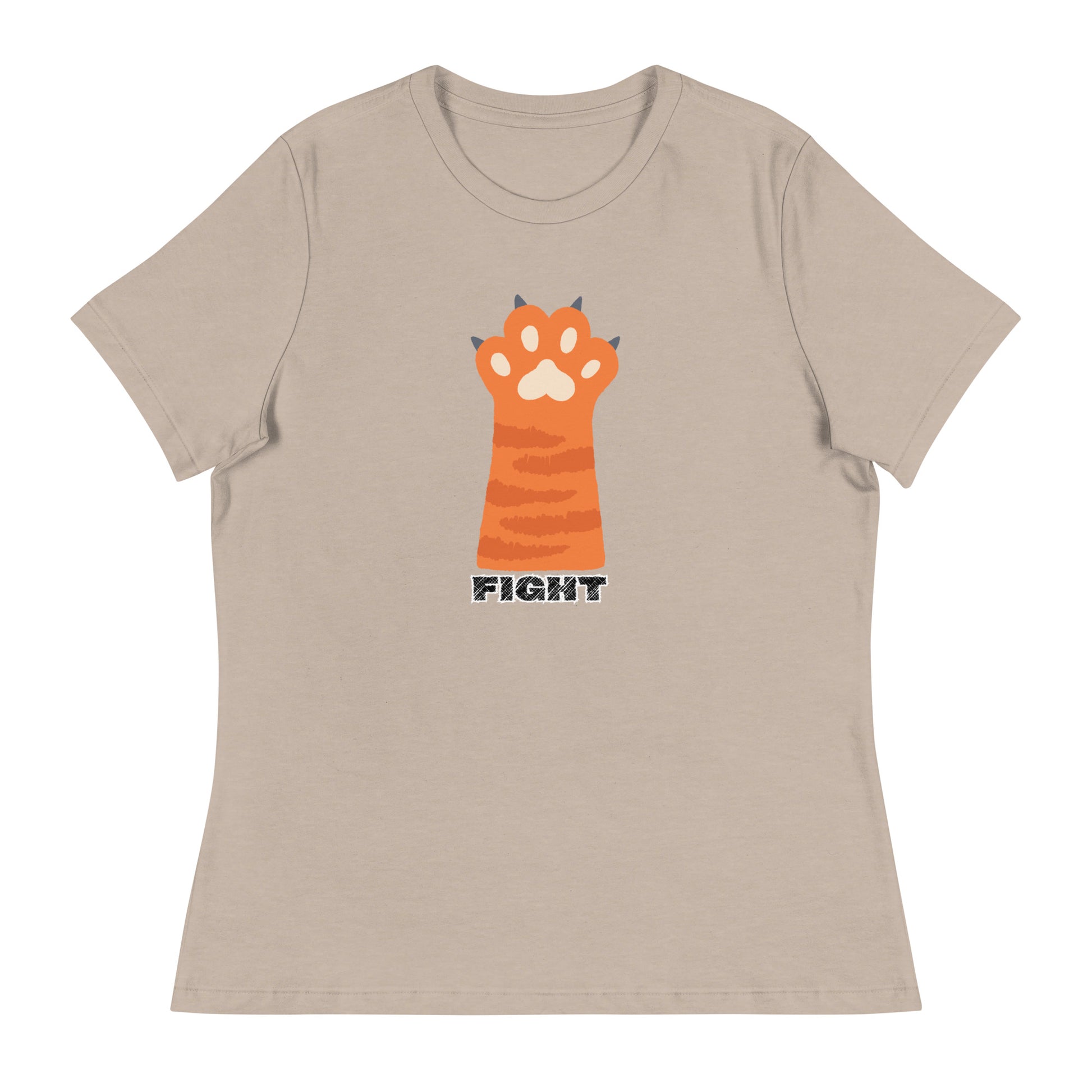 womens-relaxed-t-shirt-heather-stone-front-669f36f79d535