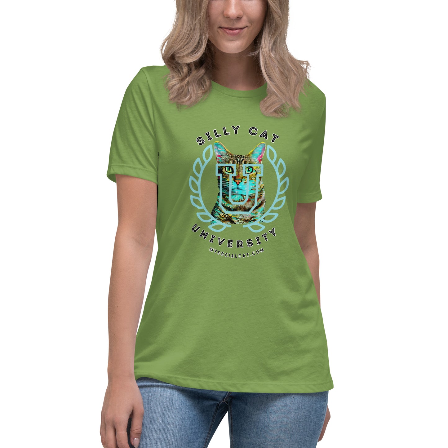Silly Cat Women's Relaxed Tee