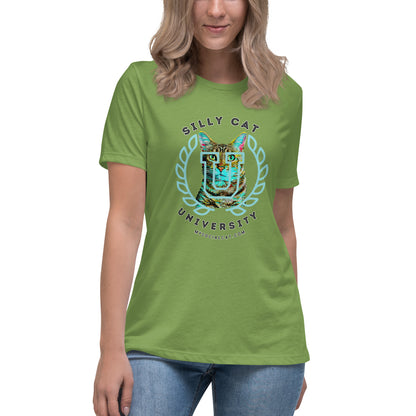 Silly Cat Women's Relaxed Tee