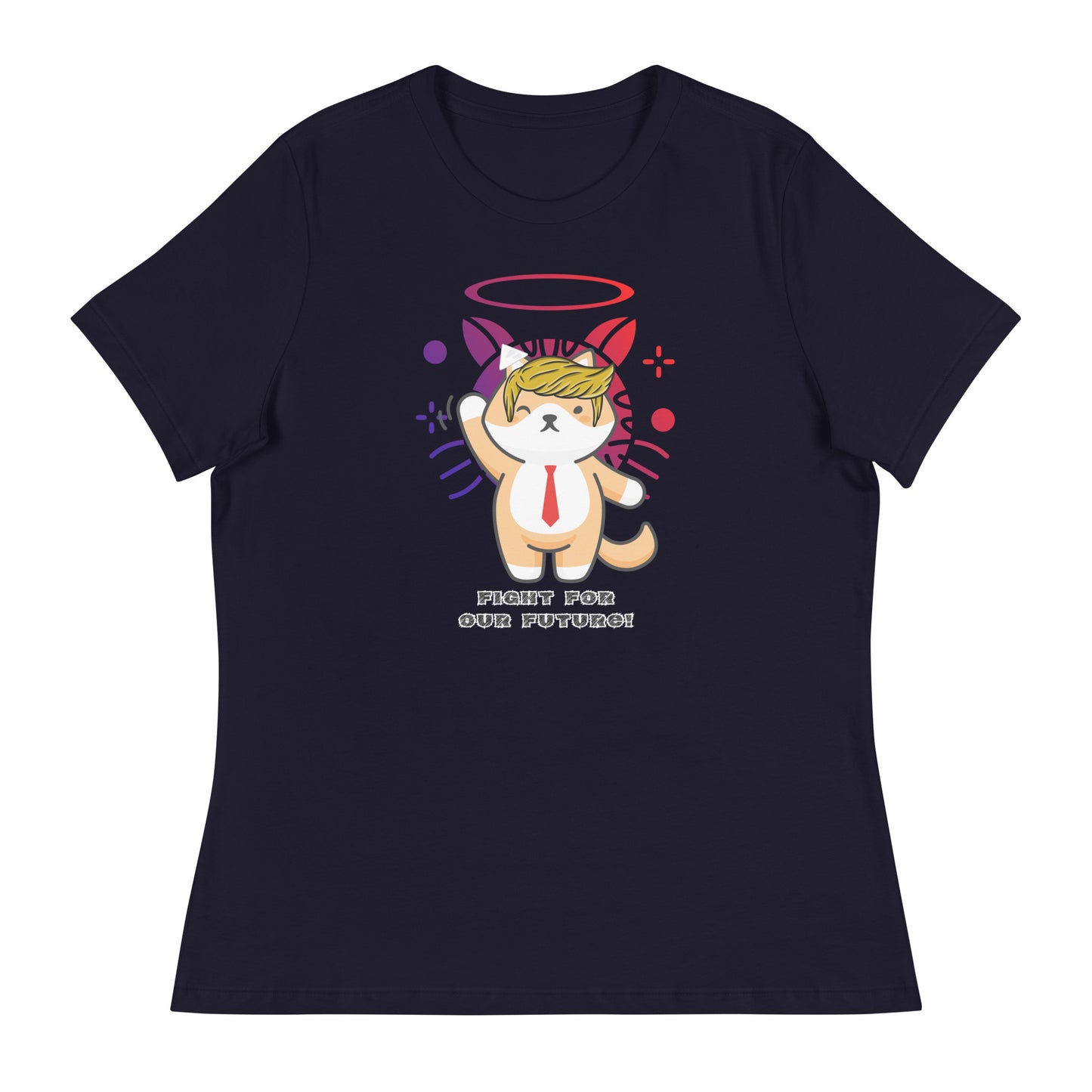 womens-relaxed-t-shirt-navy-front-66a0433c5e88b