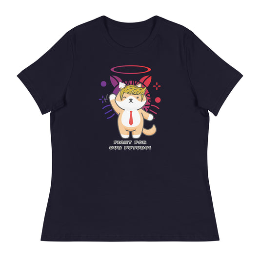womens-relaxed-t-shirt-navy-front-66a0433c5e88b