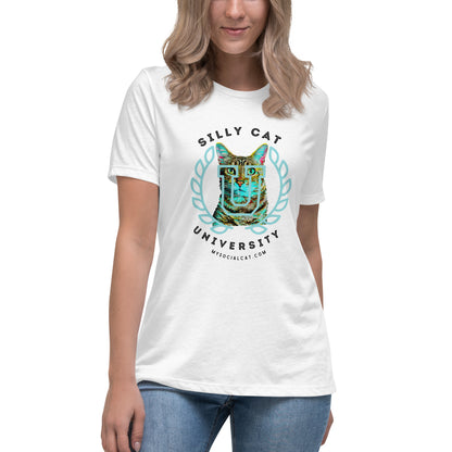 Silly Cat Women's Relaxed Tee