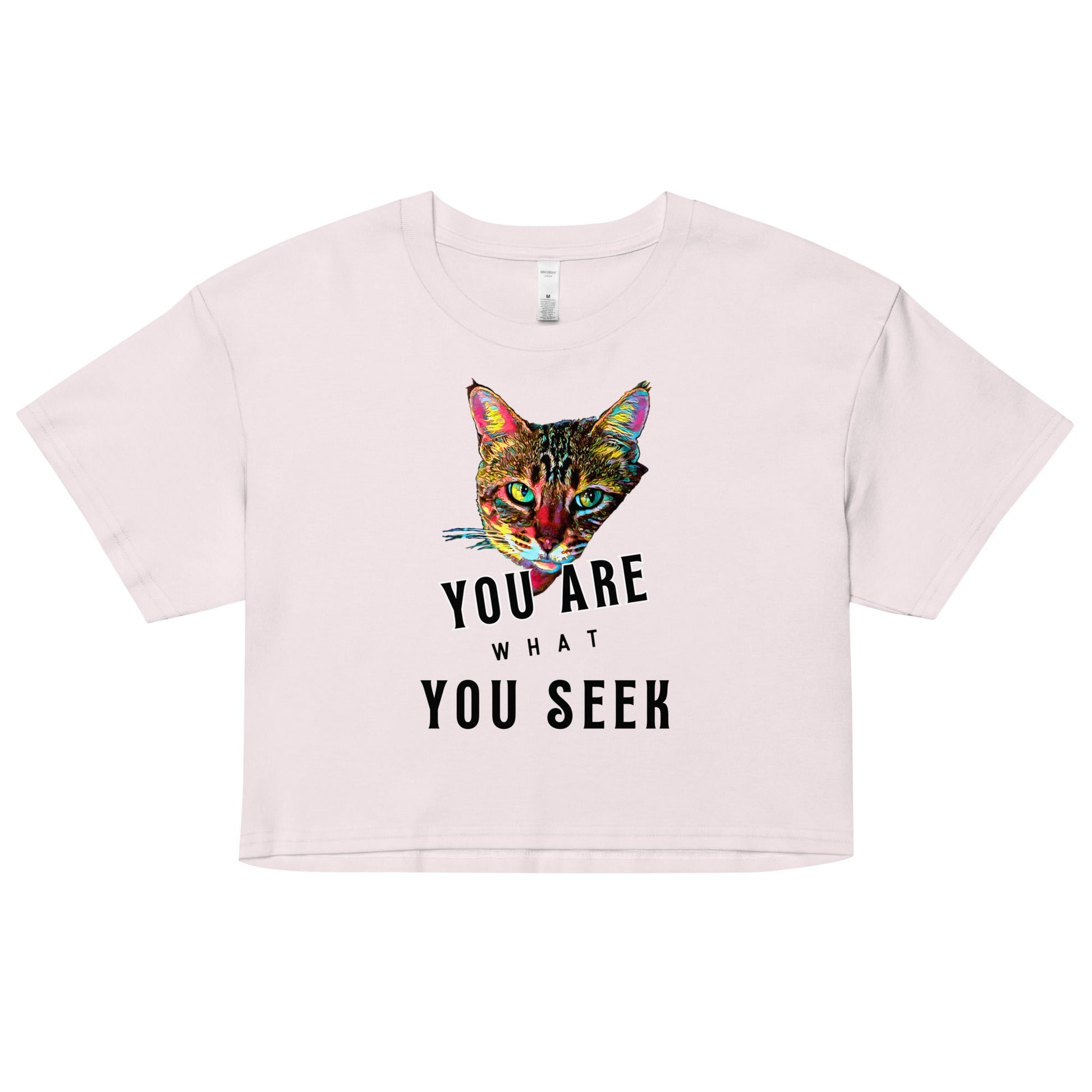 You are What You Seek Women’s Crop Top - My Social Cat Bonafide Boutique LLCYou are What You Seek Women’s Crop Topcrop topMy Social Cat Bonafide Boutique LLCOrchidXSarecat