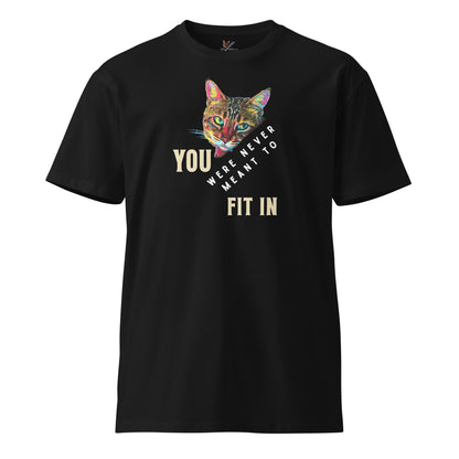 You Were Never Meant to Fit In Unisex Premium Tee - My Social Cat Bonafide Boutique LLCYou Were Never Meant to Fit In Unisex Premium TeeT-shirtMy Social Cat Bonafide Boutique LLCBlackScatfit