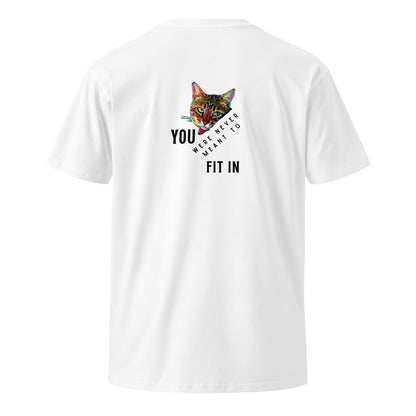 You Were Never Meant to Fit In Unisex Premium Tee - My Social Cat Bonafide Boutique LLCYou Were Never Meant to Fit In Unisex Premium TeeT-shirtMy Social Cat Bonafide Boutique LLCWhiteScatfit