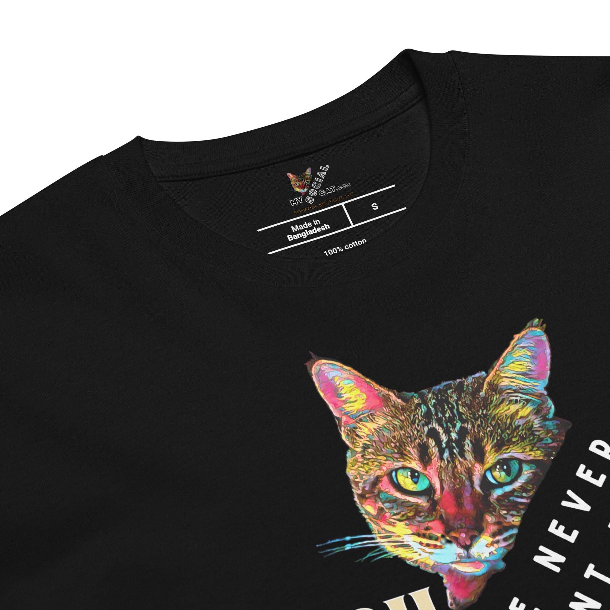 You Were Never Meant to Fit In Unisex Premium Tee - My Social Cat Bonafide Boutique LLCYou Were Never Meant to Fit In Unisex Premium TeeT-shirtMy Social Cat Bonafide Boutique LLCBlackScatfit