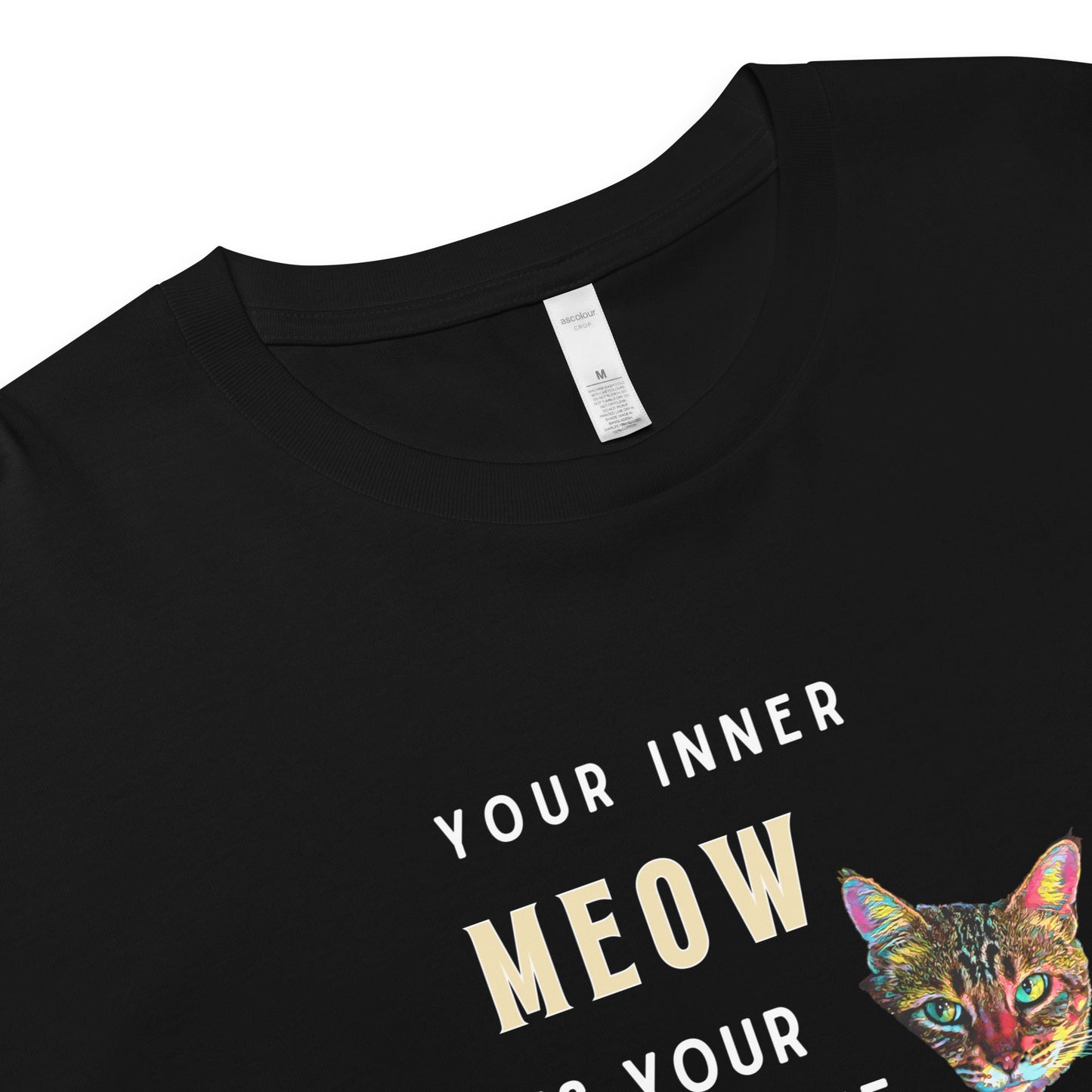 Your Inner Meow is Your Creative Blueprint Women’s Crop Top - My Social Cat Bonafide Boutique LLCYour Inner Meow is Your Creative Blueprint Women’s Crop Topcrop topMy Social Cat Bonafide Boutique LLCBlackXSblueprintcat