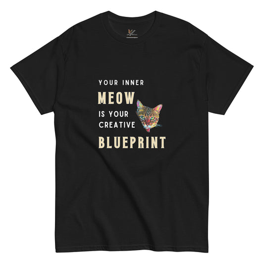Your Inner Meow Unisex Classic Tee - My Social Cat Bonafide Boutique LLCYour Inner Meow Unisex Classic TeeT-shirtMy Social Cat Bonafide Boutique LLCBlackSblueprintcat