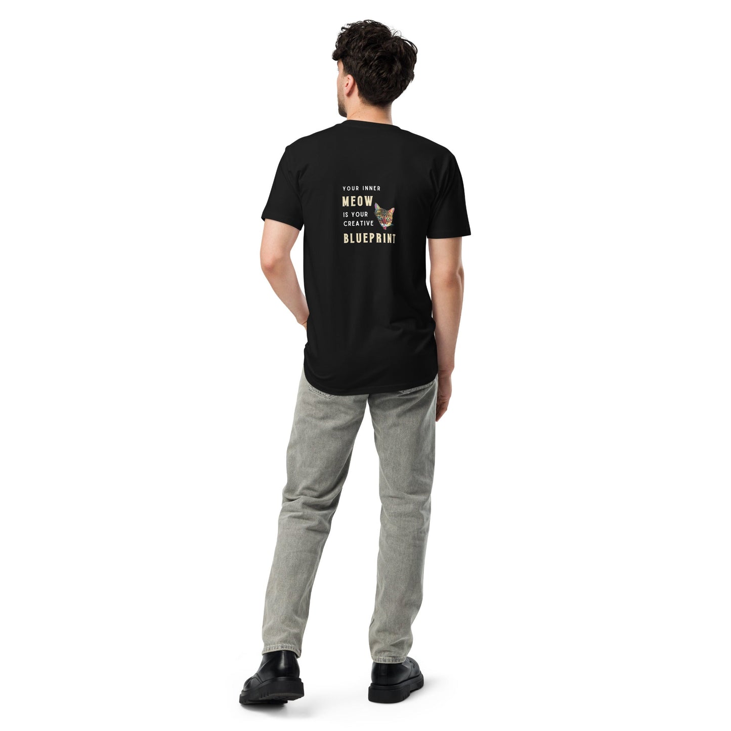 Your Inner Meow Unisex Premium Tee - My Social Cat Bonafide Boutique LLCYour Inner Meow Unisex Premium TeeT-shirtMy Social Cat Bonafide Boutique LLCBlackSblueprintcat