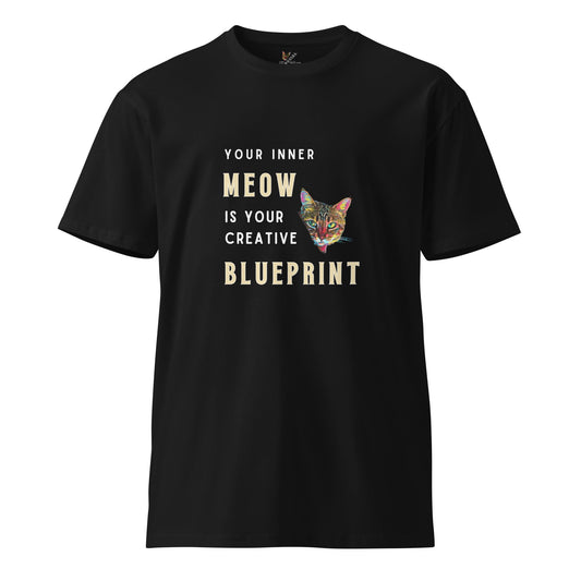 Your Inner Meow Unisex Premium Tee - My Social Cat Bonafide Boutique LLCYour Inner Meow Unisex Premium TeeT-shirtMy Social Cat Bonafide Boutique LLCBlackSblueprintcat