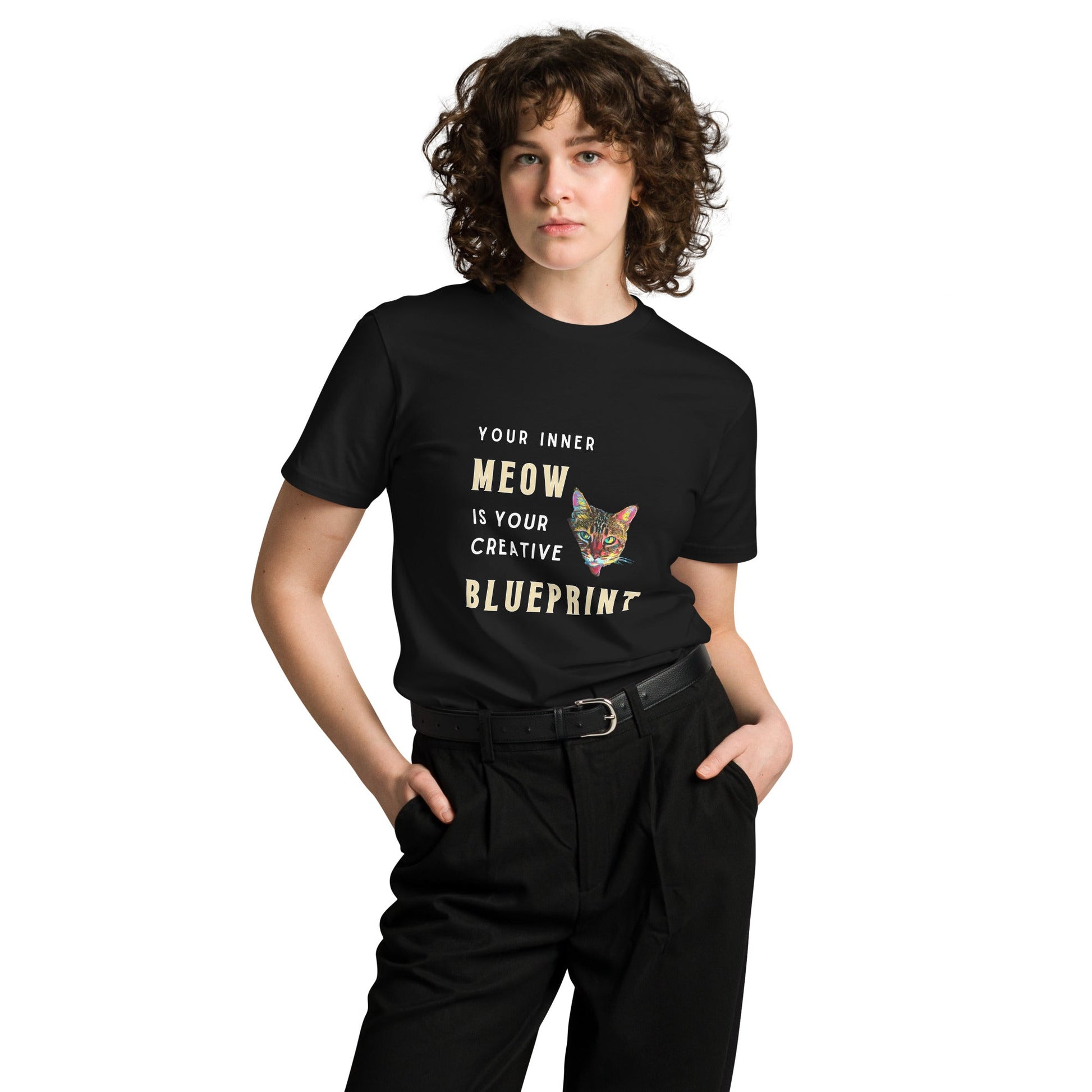 Your Inner Meow Unisex Premium Tee - My Social Cat Bonafide Boutique LLCYour Inner Meow Unisex Premium TeeT-shirtMy Social Cat Bonafide Boutique LLCBlackSblueprintcat