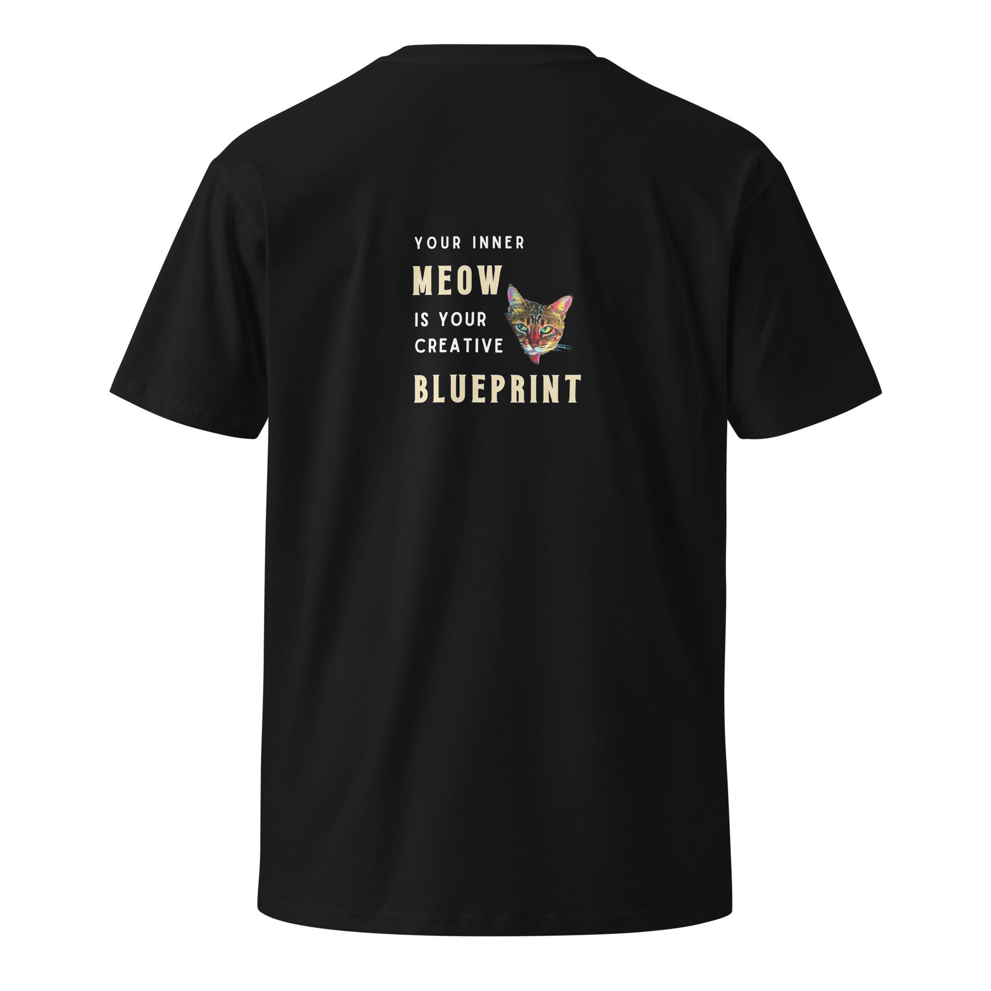 Your Inner Meow Unisex Premium Tee - My Social Cat Bonafide Boutique LLCYour Inner Meow Unisex Premium TeeT-shirtMy Social Cat Bonafide Boutique LLCBlackSblueprintcat