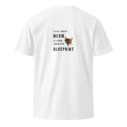 Your Inner Meow Unisex Premium Tee - My Social Cat Bonafide Boutique LLCYour Inner Meow Unisex Premium TeeT-shirtMy Social Cat Bonafide Boutique LLCWhiteSblueprintcat