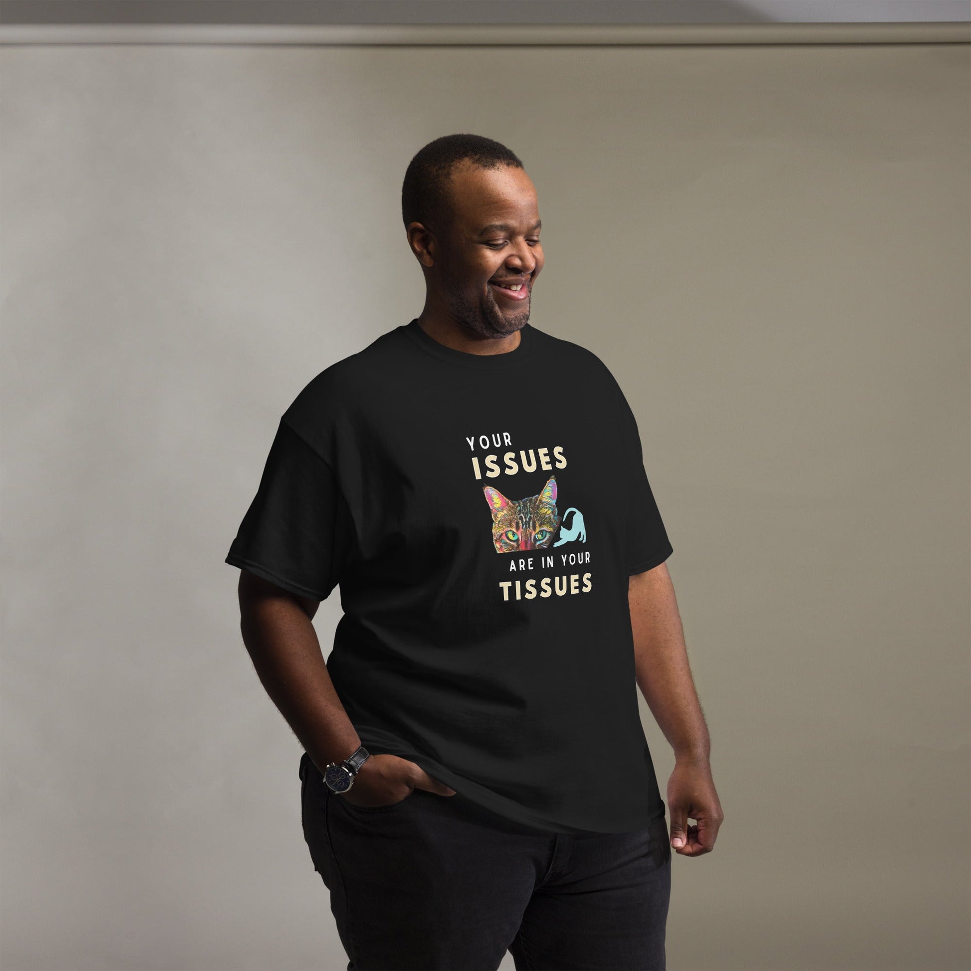 Your Issues Are In Your Tissues Unisex Classic Tee - My Social Cat Bonafide Boutique LLCYour Issues Are In Your Tissues Unisex Classic TeeT-shirtMy Social Cat Bonafide Boutique LLCBlackMissuesshirt