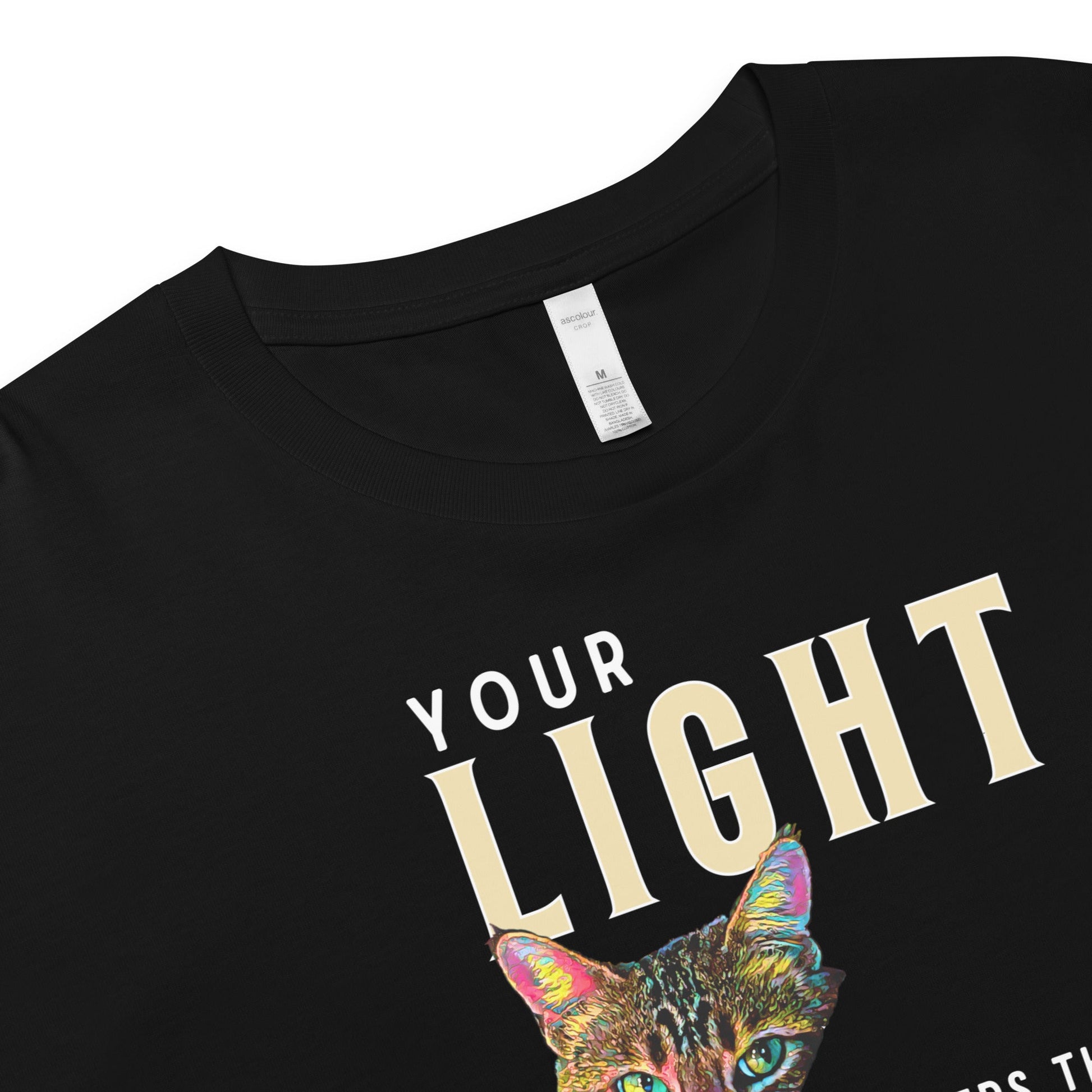 Your Light Triggers Their Darkness Women’s Crop Top - My Social Cat Bonafide Boutique LLCYour Light Triggers Their Darkness Women’s Crop Topcrop topMy Social Cat Bonafide Boutique LLCBlackXScatcrop