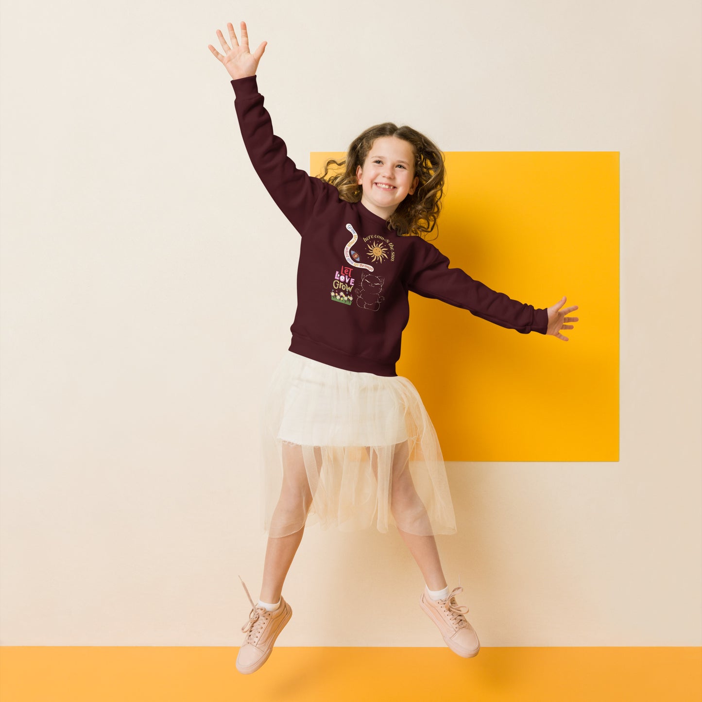 Let Love Grow Youth Crewneck Sweatshirt