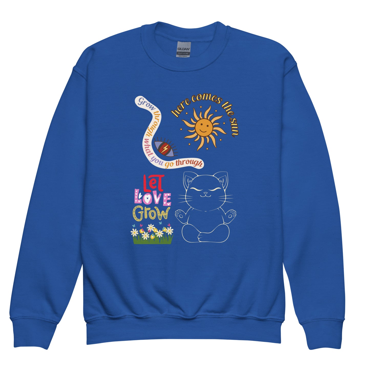 Let Love Grow Youth Crewneck Sweatshirt